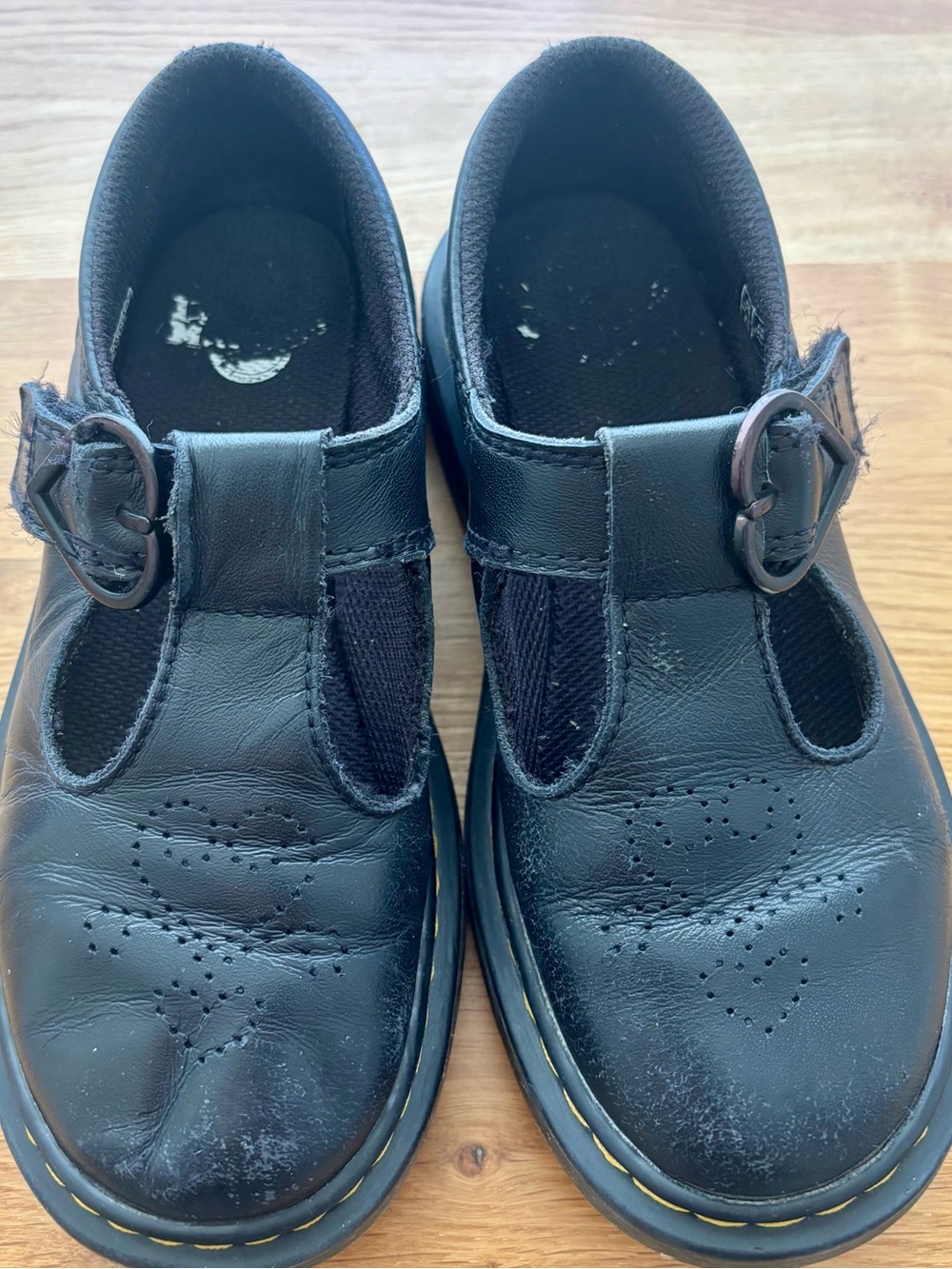 Dr. Marten Kids Polley T Bar shoe size US13